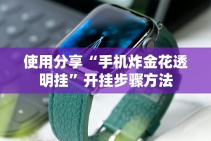 使用分享“手机炸金花透明挂”开挂步骤方法