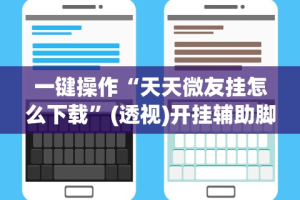 实测脚本“微乐家乡麻将挂先试用后付款”开挂(透视)辅助教程