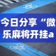 今日分享“微乐麻将开挂app”详细开挂玩法