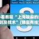 必看教程“上海敲麻的规则及技术”(确实有挂)