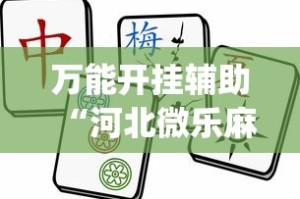 万能开挂辅助“河北微乐麻将游戏怎么玩才能赢”(曝光透视必备猫腻)