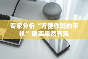 专家分析“方便作弊的手机”确实果然有挂