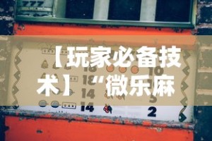 【玩家必备技术】“微乐麻将怎么样才能一直赢”揭秘透视辅助万能挂