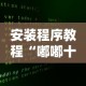 安装程序教程“嘟嘟十三张官方免费挂”开挂方法