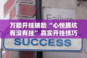 万能开挂辅助“心悦踢坑有没有挂”真实开挂技巧分享
