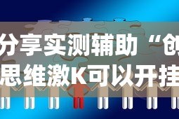 分享实测辅助“创思维激K可以开挂吗”(曝光透视必备猫腻)