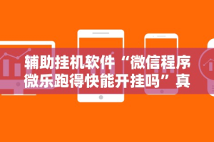 辅助挂机软件“微信程序微乐跑得快能开挂吗”真实开挂技巧分享