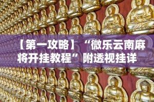 【第一攻略】“微乐云南麻将开挂教程”附透视挂详细教程