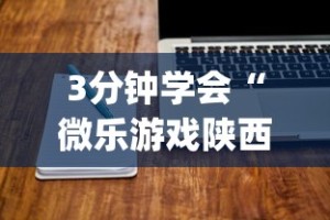 3分钟学会“微乐游戏陕西三代玩法技巧”(详细辅助脚本)