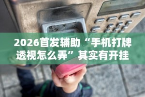 3分钟教程“微乐郑州麻将万能开挂器”原来可以开挂