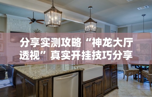 分享实测攻略“神龙大厅透视”真实开挂技巧分享