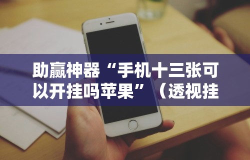 助赢神器“手机十三张可以开挂吗苹果”（透视挂）辅助神器教程