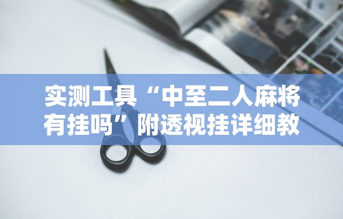 实测工具“中至二人麻将有挂吗”附透视挂详细教程