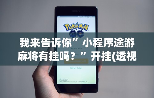 我来告诉你”小程序途游麻将有挂吗？”开挂(透视)辅助教程