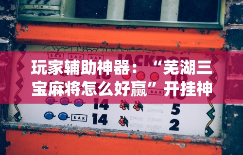 玩家辅助神器：“芜湖三宝麻将怎么好赢”开挂神器{透视辅助}全揭秘