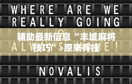 辅助最新信息“丰城麻将技巧	”-原来有挂
