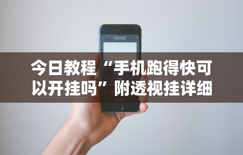 今日教程“手机跑得快可以开挂吗	”附透视挂详细教程