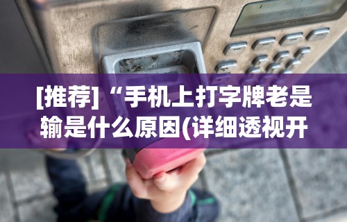 最新教程“福建旺旺麻将免费开挂”开挂(透视)辅助教程