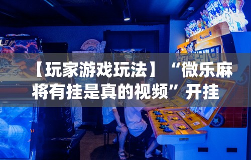 玩家必看教程“微乐挖坑可不可以开挂”开挂辅助软件教程