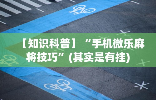 【出现一款新型】“小程序广东雀神麻将怎么提高胜率”其实有开挂插件!