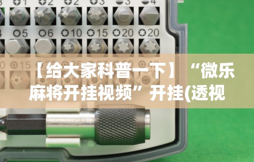 必备科技“微乐陕西三代麻将怎么开挂的”详细外挂安装步骤