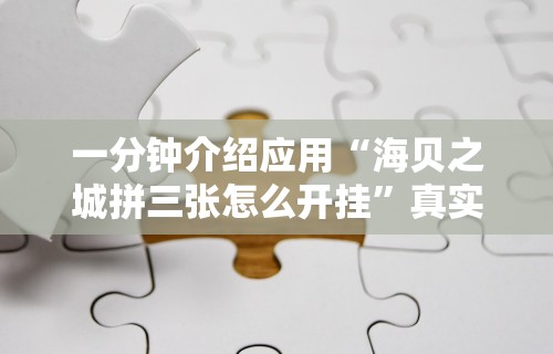 一分钟介绍应用“海贝之城拼三张怎么开挂”真实开挂技巧分享