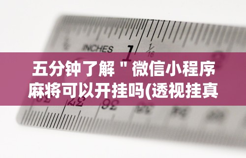 重大消息“决胜麻将万能开挂器”分享用挂教程
