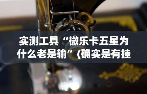 2026首发辅助“微乐家乡手机麻将挂	”详细分享装挂步骤