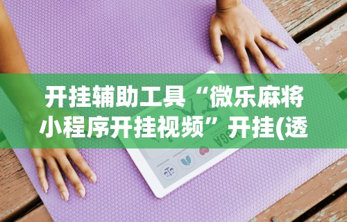 开挂辅助工具“微乐麻将小程序开挂视频	”开挂(透视)辅助教程