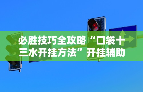 必胜技巧全攻略“口袋十三水开挂方法	”开挂辅助详细步骤