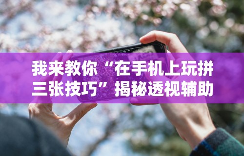 【技术分享】“河洛杠次里面的跑得快有挂没有	”原来可以开挂