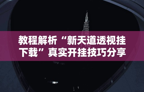 教程解析“新天道透视挂下载”真实开挂技巧分享
