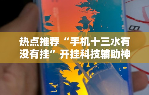 热点推荐“手机十三水有没有挂	”开挂科技辅助神器手机