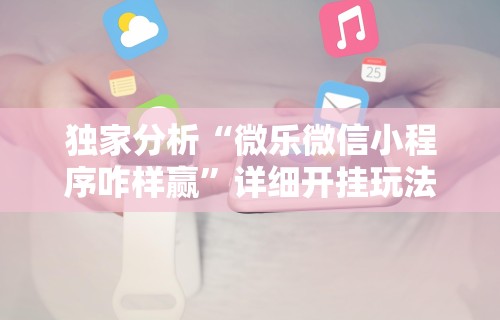 独家分析“微乐微信小程序咋样赢”详细开挂玩法