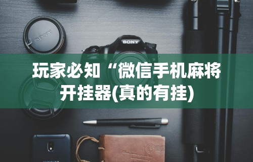 玩家必知“微信手机麻将开挂器(真的有挂) 玩家必知“微信手机麻将开挂器(真的有挂)
