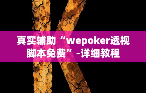 辅助教程分享“哥哥跑得快有没有挂”(透视)开挂详细教程