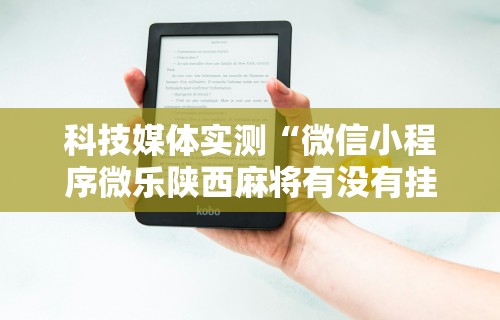 科技媒体实测“微信小程序微乐陕西麻将有没有挂”详细辅助教程分享