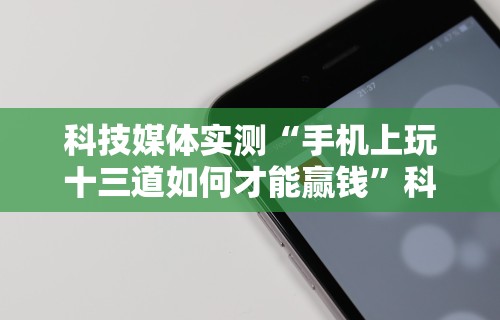 科技媒体实测“手机上玩十三道如何才能赢钱”科技辅助神器手机版