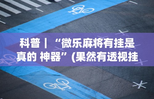 科普｜“微乐麻将有挂是真的 神器”(果然有透视挂)