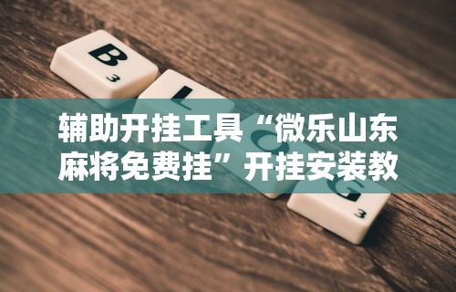 辅助开挂工具“微乐山东麻将免费挂”开挂安装教程
