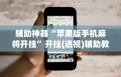 辅助神器“苹果版手机麻将开挂	”开挂(透视)辅助教程