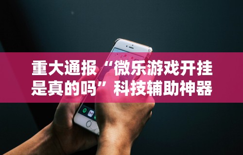 重大通报“微乐游戏开挂是真的吗”科技辅助神器手机版教程