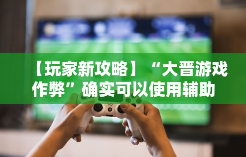 【玩家新攻略】“大晋游戏作弊”确实可以使用辅助