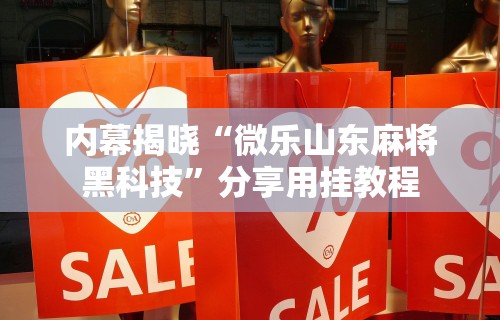 内幕揭晓“微乐山东麻将黑科技	”分享用挂教程