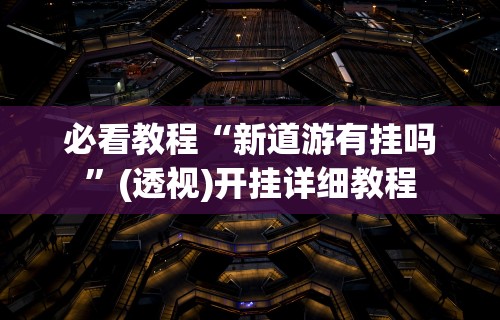 必看教程“新道游有挂吗	”(透视)开挂详细教程
