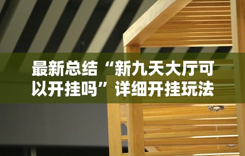 最新总结“新九天大厅可以开挂吗”详细开挂玩法