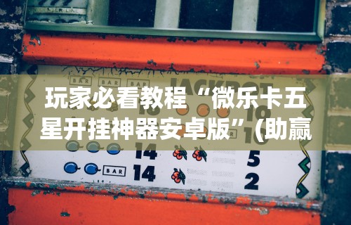 玩家必看教程“微乐卡五星开挂神器安卓版	”(助赢详细开挂教程)