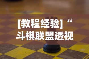 [教程经验]“斗棋联盟透视”详细分享装挂步骤