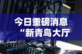 今日重磅消息“新青鸟大厅可以开挂吗”开挂辅助详细步骤
