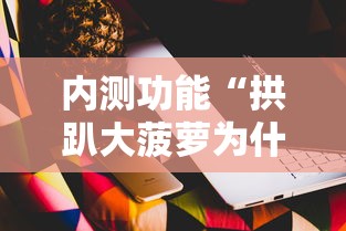 内测功能“拱趴大菠萝为什么一直输”开挂科技辅助神器手机